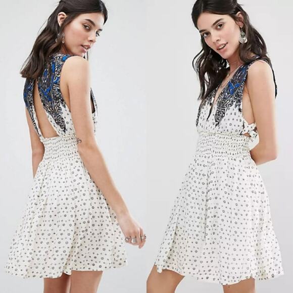 Free People Walking Through Dreams Medium Mini Dress - Picture 6 of 6